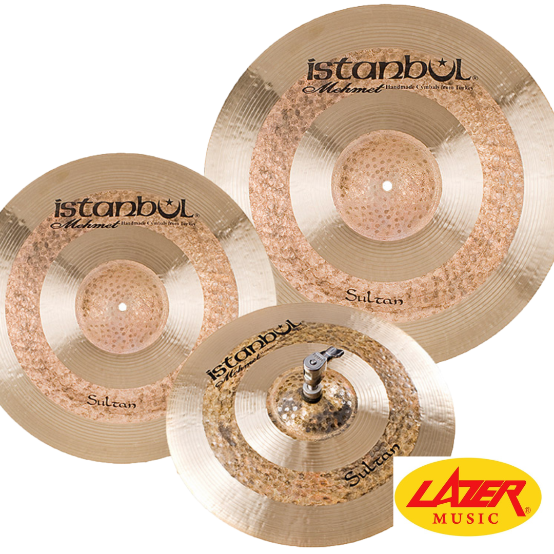 Istanbul SU-1418 Mehmet Cymbals Sultan Set 14-Inch Hi-Hat & 18-Inch Crash Cymbals